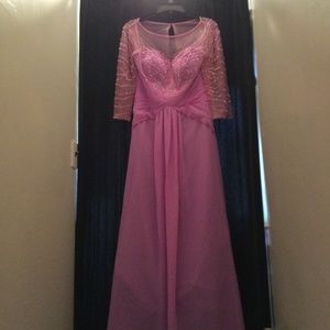 Long Sheath Dress Lilac